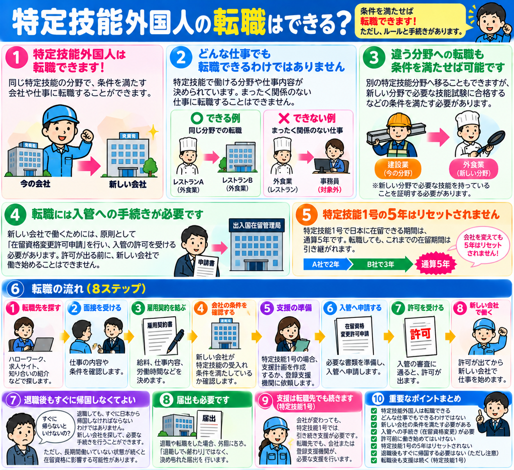 特定技能の転職